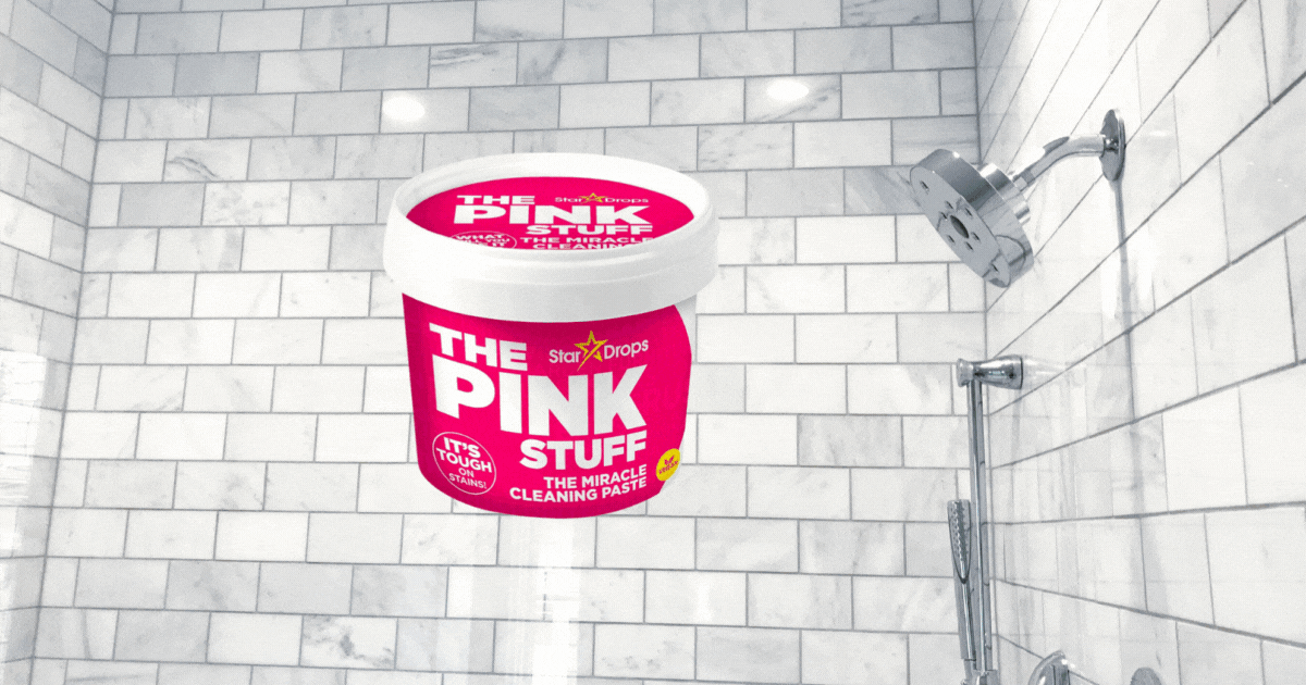 How To Shine Your Shower Glass With The Pink Stuff